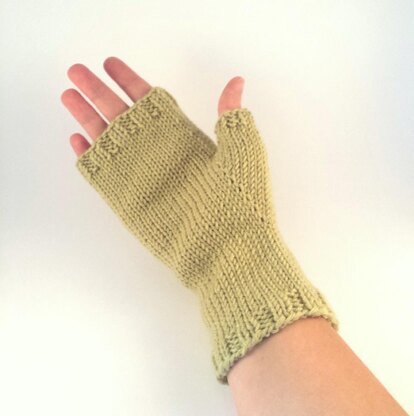 Double Cable Mittens