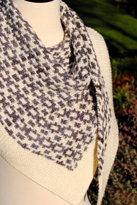 Folk Knit Shawl