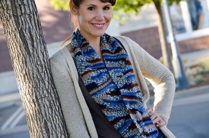 Lazy River Crochet Cowl