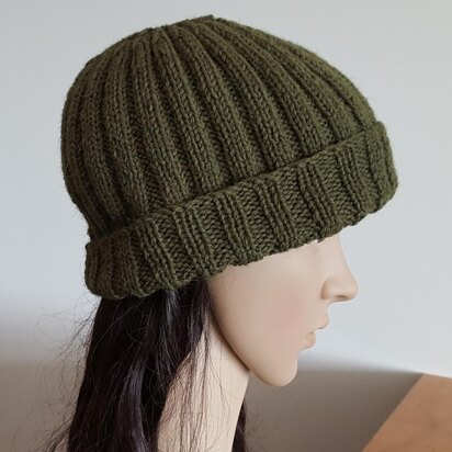 Everly - firm or slouchy rib beanie