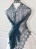 Rectangle lace shawl "Odile"