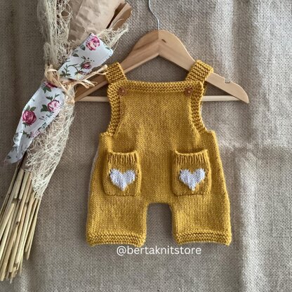 Little Heart Overalls