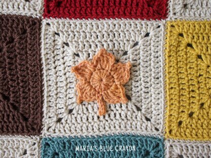 Crochet Granny Square Blanket Pattern - Maria's Blue Crayon