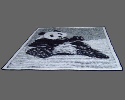 Panda Illusion Baby Blanket