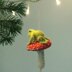 Frog on a toadstool ornament