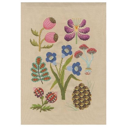 DMC Botanical Forest Cross Stitch Kit