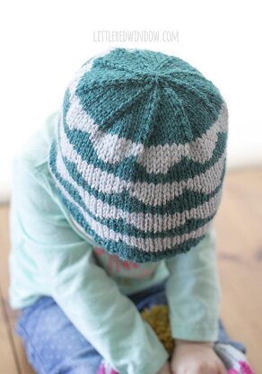 Simple Scallop Hat