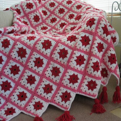 Love's First Blush Afghan