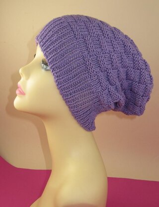 Basket Weave Spring Slouch Hat