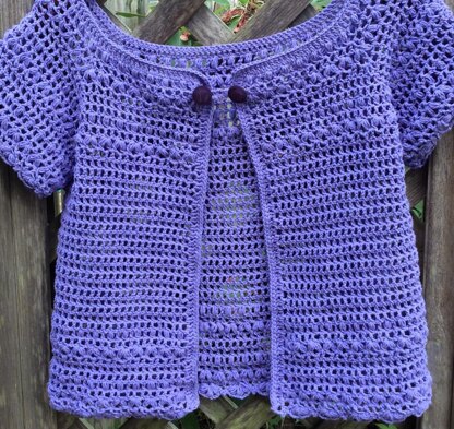 Lilac Petal Cardigan