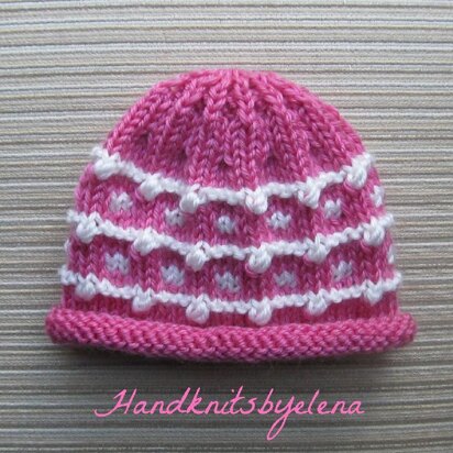 Hat "Alina" for a Baby - knitting pattern