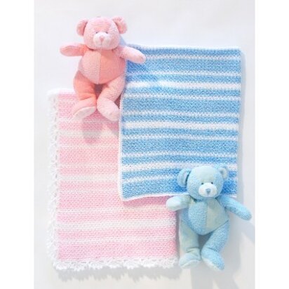 Sweet Baby Blanket in Bernat Baby Coordinates Solids