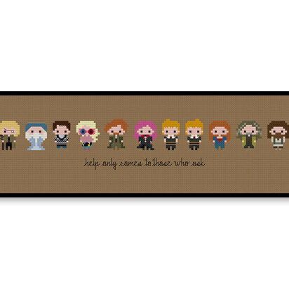 Harry Potter's Friends Bite Size - PDF Cross Stitch Pattern