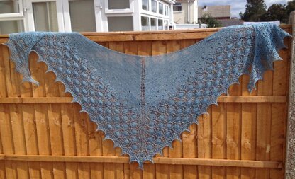 Dew Drops Shawl