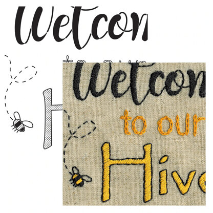 Dimensions Our Hive Embroidery Kit