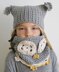 Luna the Owl Hat and Cowl Set