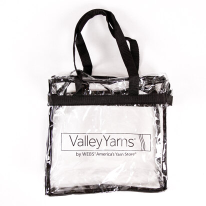 Valley Yarns Clear Vinyl Zipper Bag