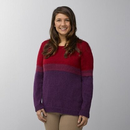 683 Tulip Pullover - Sweater Knitting Pattern for Women in Valley Yarns Stockbridge