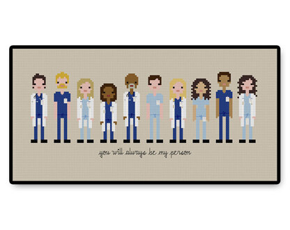 Grey's Anatomy - PDF Cross Stitch Pattern