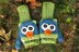 Smitten Mittens Fingerless Owl and Cat Animal Mittens