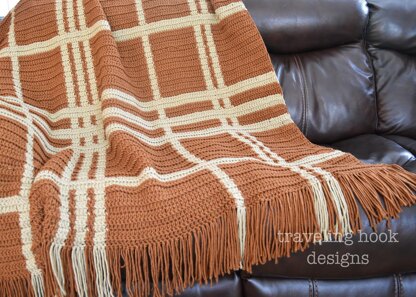 Rustic Tartan Throw Blanket