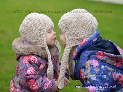 Hearts Queen Earflap Hat