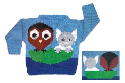 Owl and the Pussycat Sweater to Knit