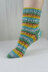 Time Step Socks in Cascade Yarns Heritage Prints - FW244 - Downloadable PDF