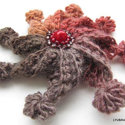 Crochet Large Flower "Fantasy"