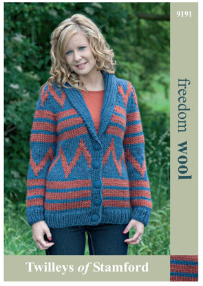 Shawl Collared Jacket in Twilleys Freedom Wool - 9191