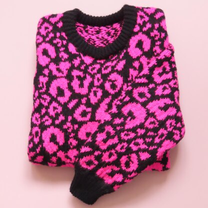 Neon Leopard Jumper