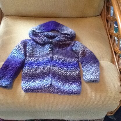 Granddaughter hoodie to keep warm!