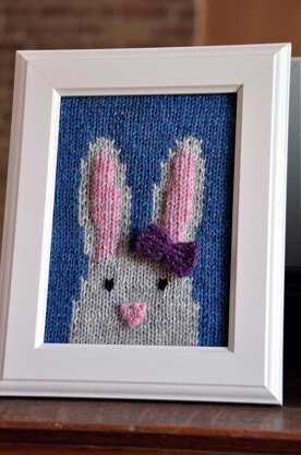 Some Bunny Loves You Knitted Wall Art