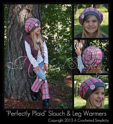 "Perfectly Plaid" Slouch Hat