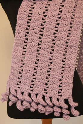 Spiral Edge Crochet Scarf Pattern