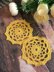 13. Yellow flower earrings