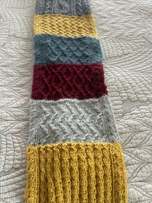 Autumn Cable Scarf