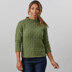 1266 Beauty Berry - Jumper Knitting Pattern for Women in Valley Yarns Ashfield