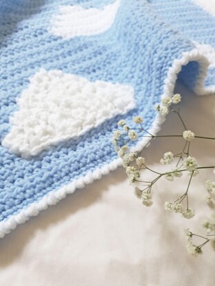 Fluffy cloud crochet online stitch