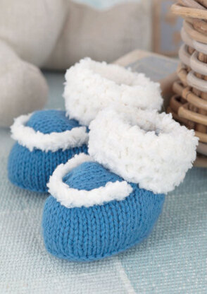 Shoes & Bootees in Sirdar Snowflake Chunky and Snuggly DK - 4561 - Downloadable PDF