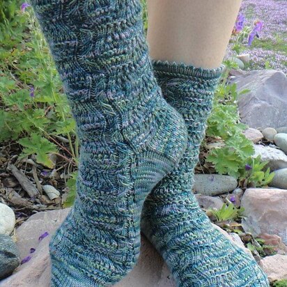 Veering Socks