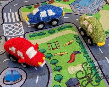 Toy Car Pattern Snoo's Knits