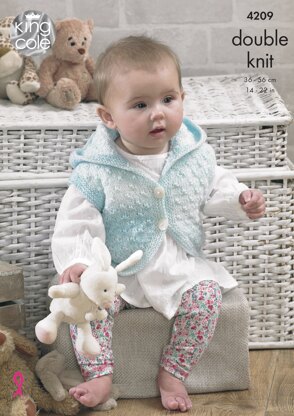 Baby Set in King Cole DK - 4209 - Downloadable PDF