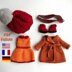 Amigurumi  crochet dolls clothes for Astrid, Crochet doll romantic outfit pattern 11,8 inch in English, Français and Deutsch