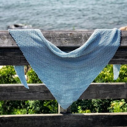 Standing At The Shore Shawl