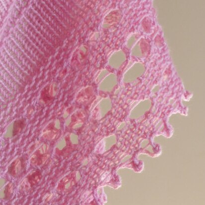 Eyelet Breeze Shawl - knitting pattern