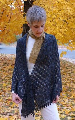 Irtfa'a faroese lace shawl