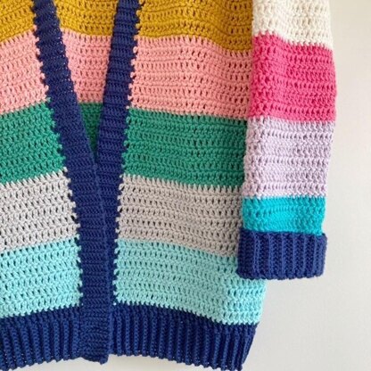 Hello September Cardigan Crochet pattern by Little Golden Nook | LoveCrafts