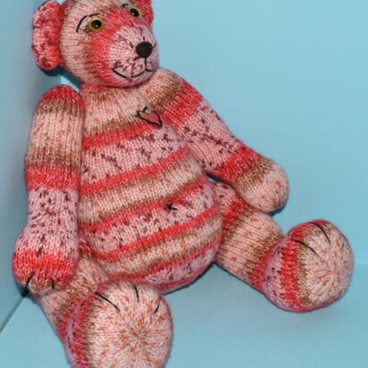 Cherry Heart Teddy Bear