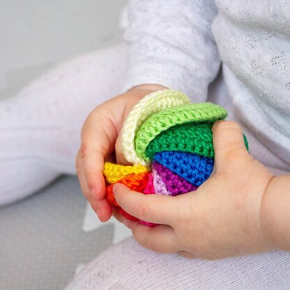 Colorful Baby Toy Crochet Pattern